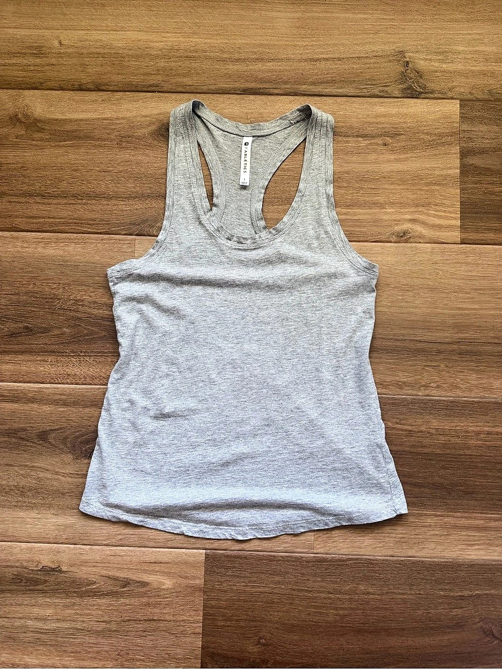 Fabletics Women'Small Gray Racerback Tank Size Small